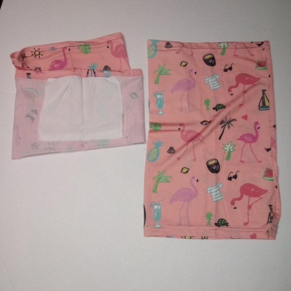 Girls 2pk Neck Gaiter Bandanas Face Mask S… - Picture 3 of 7